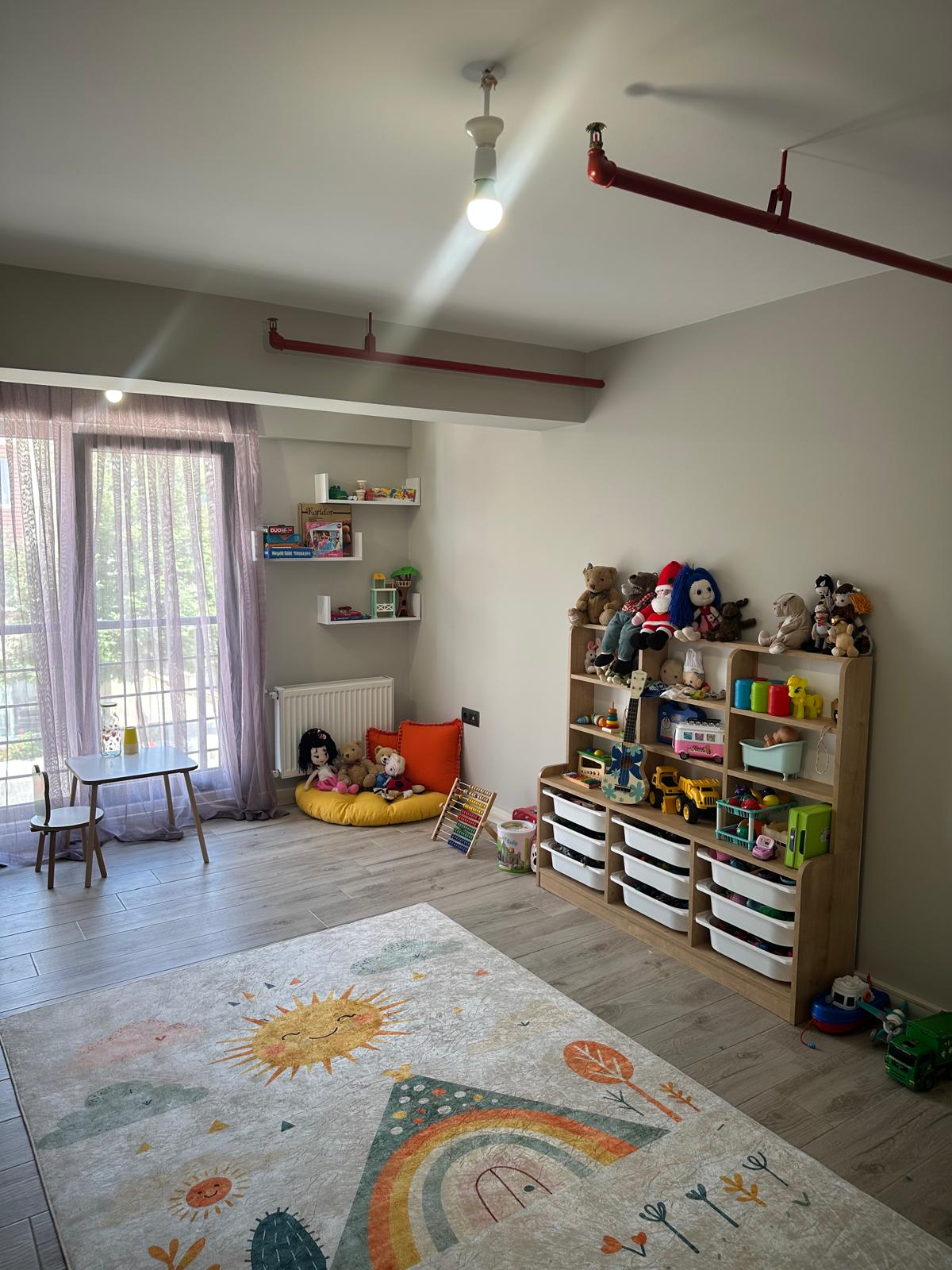 Çocuklar için hazırlanan oyun odası